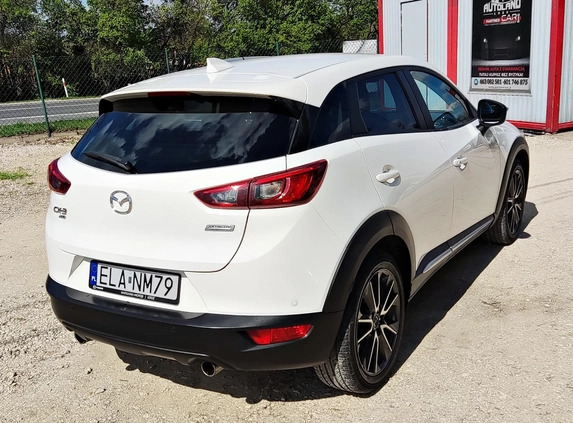 Mazda CX-3 cena 59850 przebieg: 64000, rok produkcji 2017 z Olecko małe 667